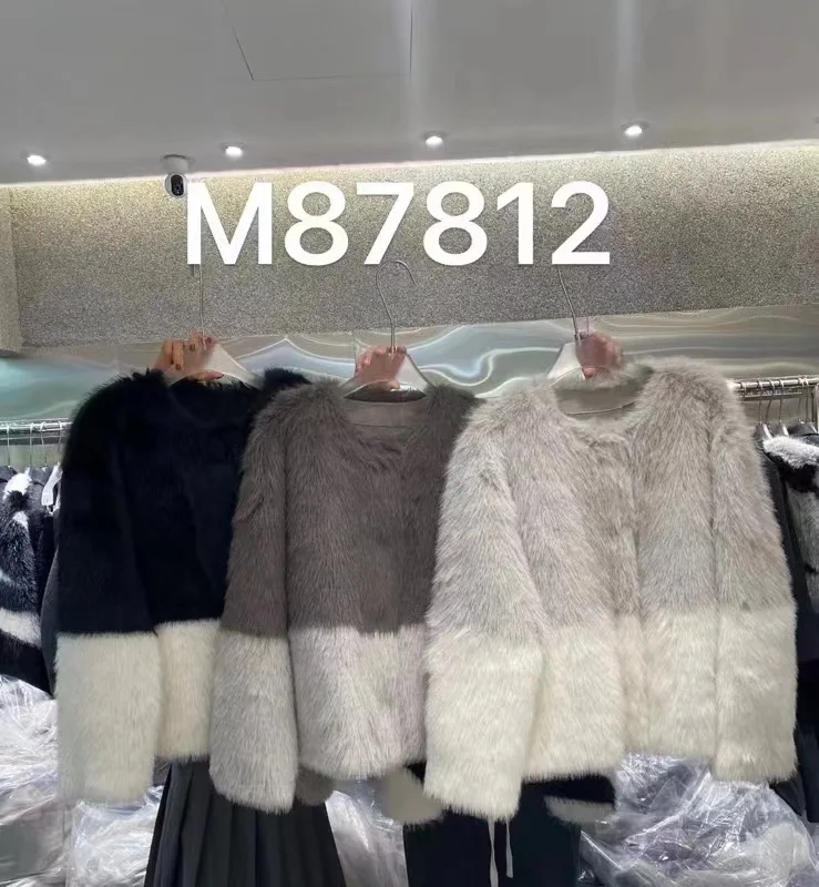 Environmental protection fur Mao Mao autumn and winter coat girl