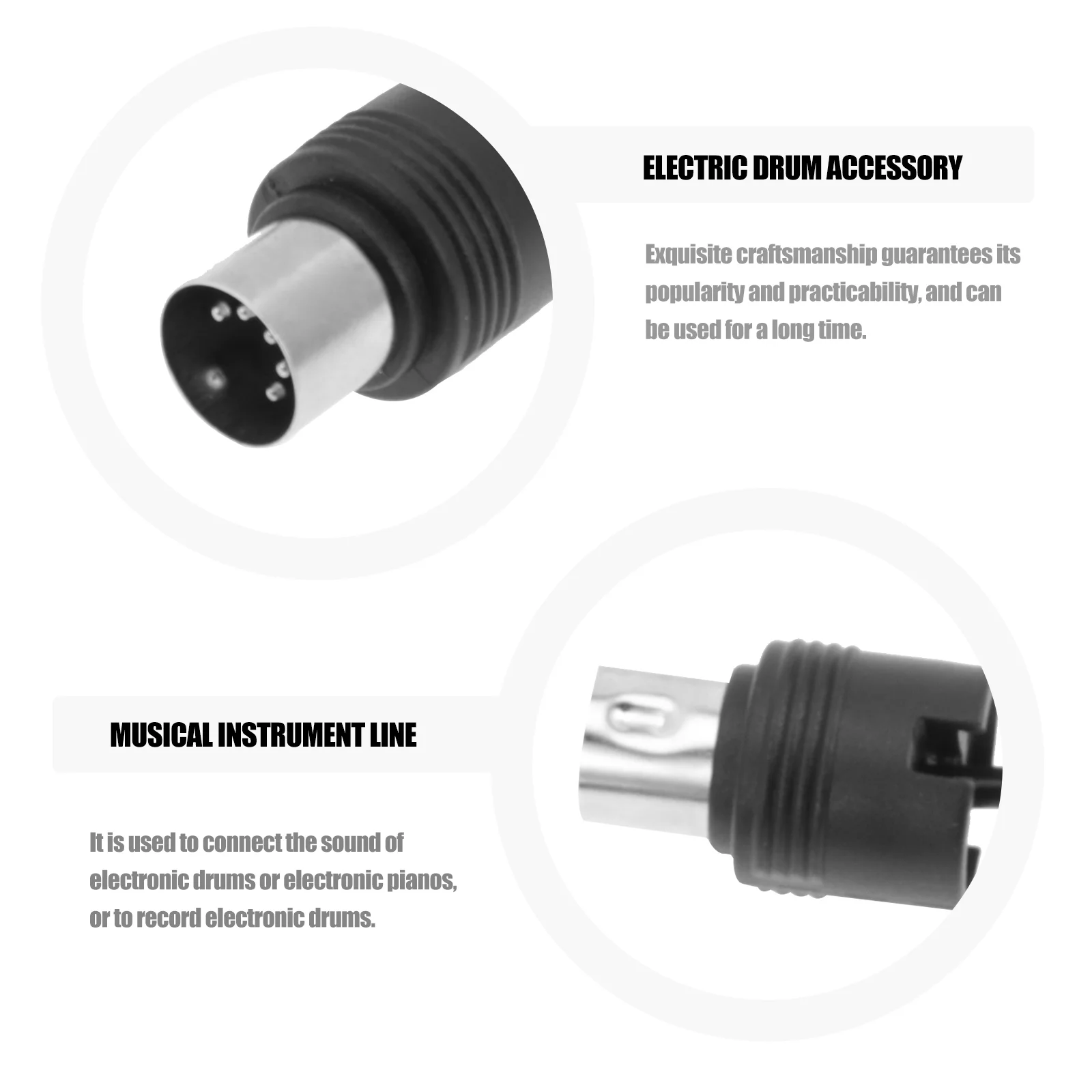 USB-кабель адаптер миди звуковая карта аксессуары для передачи 5-контактный