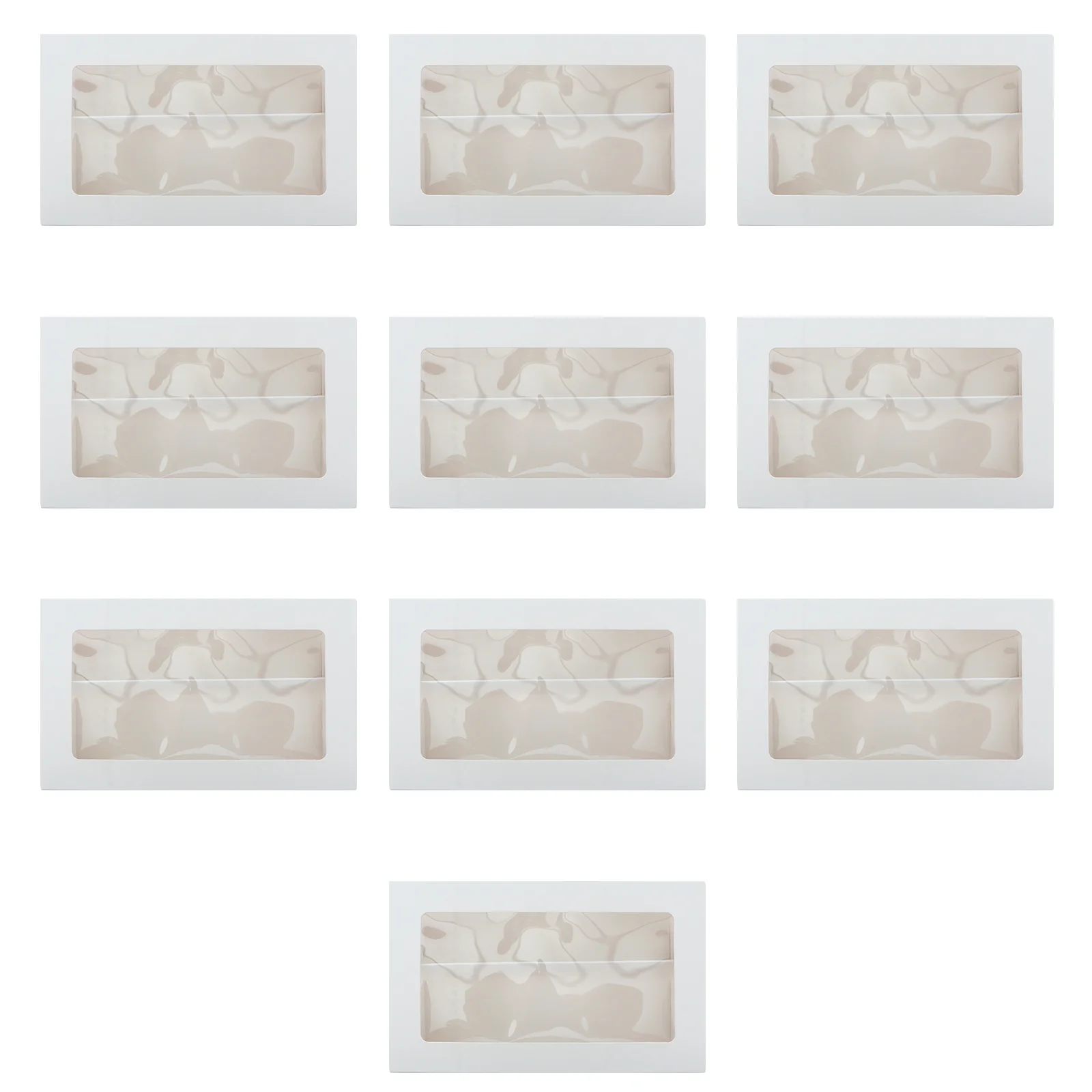 

Box Boxes Cake Bakery Packaging Paper Window Macaron Cupcake Container Mini Pastry Containers Dessert Storage Cookie Clear Pie