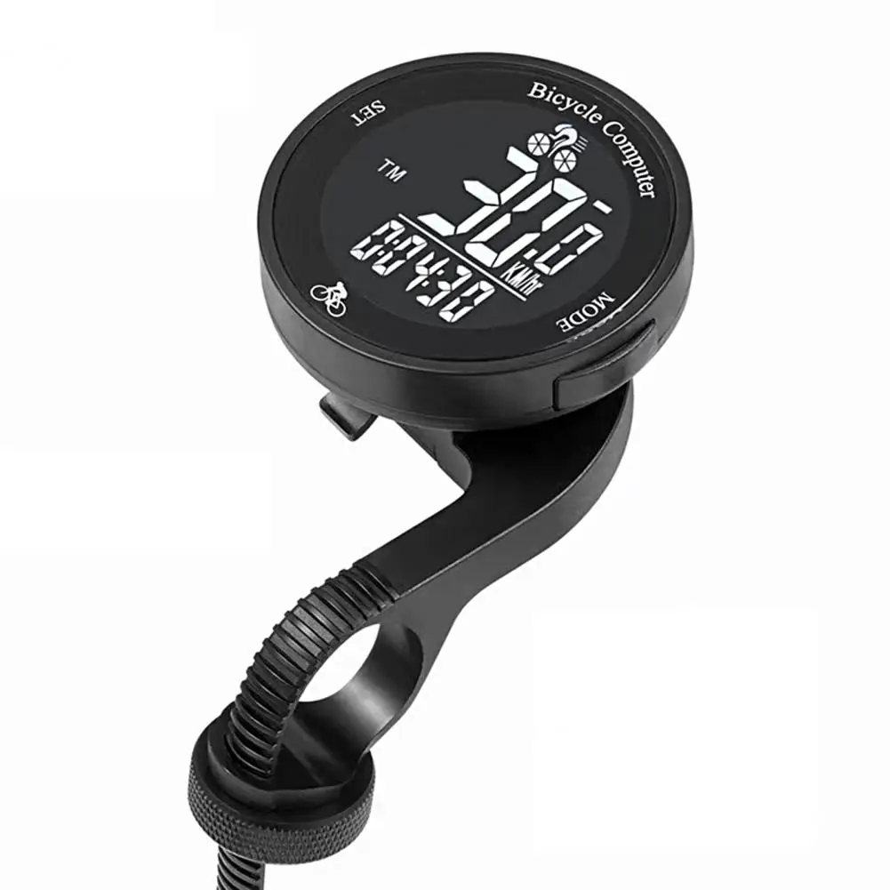 

Bike Wireless Stopwatch Round Shape Bike Computer High Strength Bike Computer