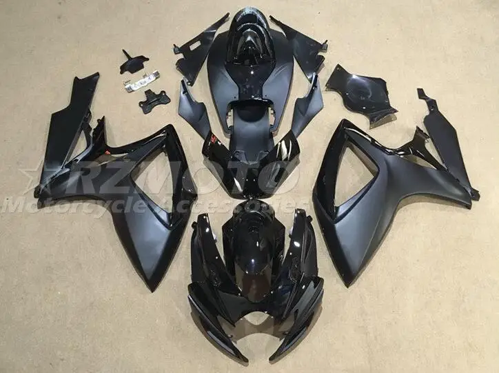 

Injection New ABS Whole Fairings Kit Fit For SUZUKI GSXR600 GSXR750 06 07 R600 R750 K6 GSXR 600 750 2006 2007 Custom Black FR