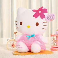 sanrio plush hello kitty cat kawaii 31cm plushie cartoon plush toys stuffed dolls cute anime figure for girl kids birthday gifts