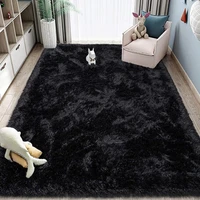 nordic style furry mat modern bedroom carpet living room decoration carpet large size black gray powder blue non slip carpey