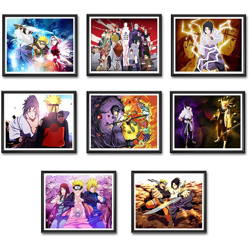 

Naruto Anime Canvas Painting Wall Art Nordic Posters and Prints Wall Pictures Boy Room Bedroom Home Living Kids Room Decor Gifts