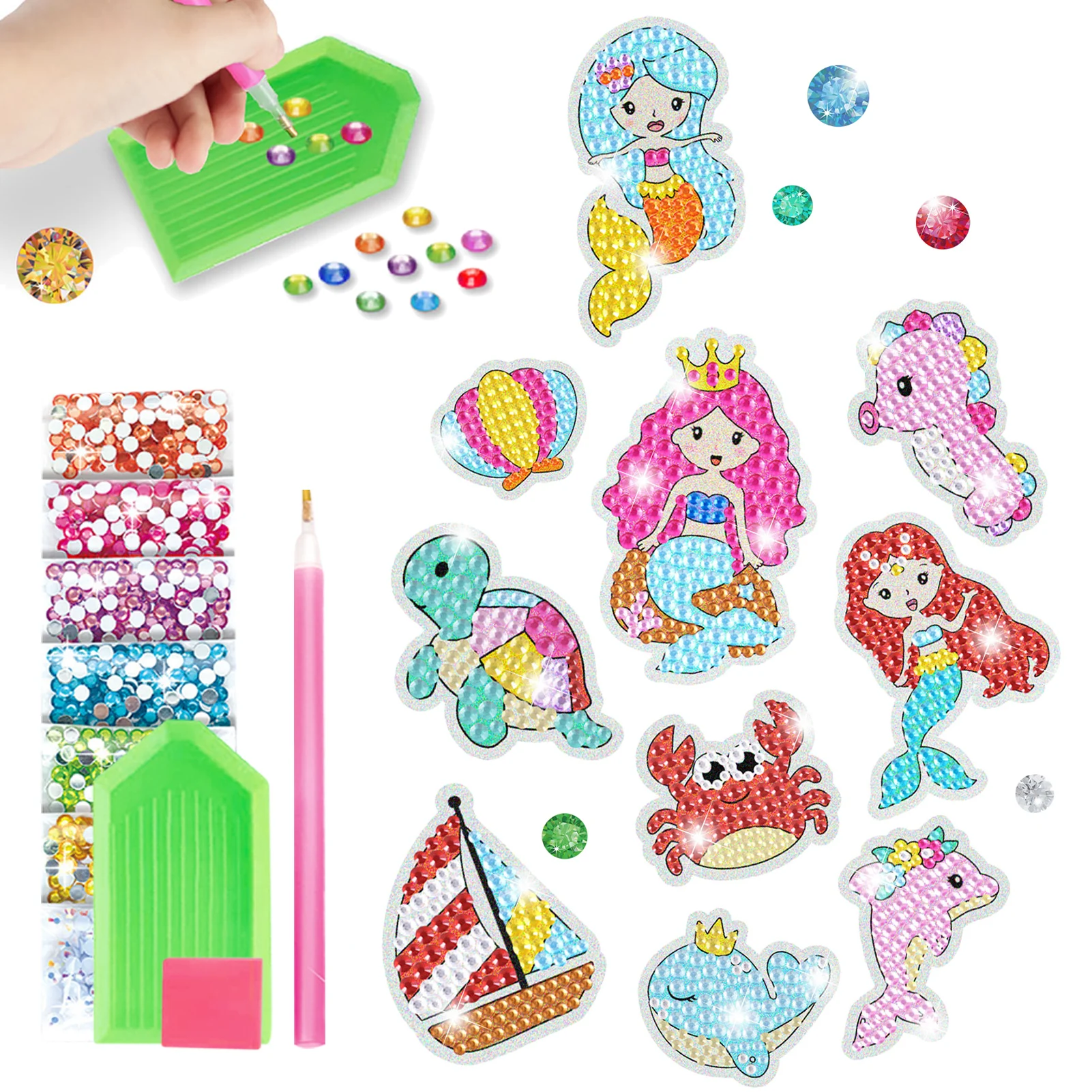 

Painting Diamond Kits For Kid DIY 5D Space Animal Series Making With Painting Diamond Tools Easy To DIY Full Drill Painting Kits