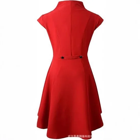 Женский средневековый красный фрак