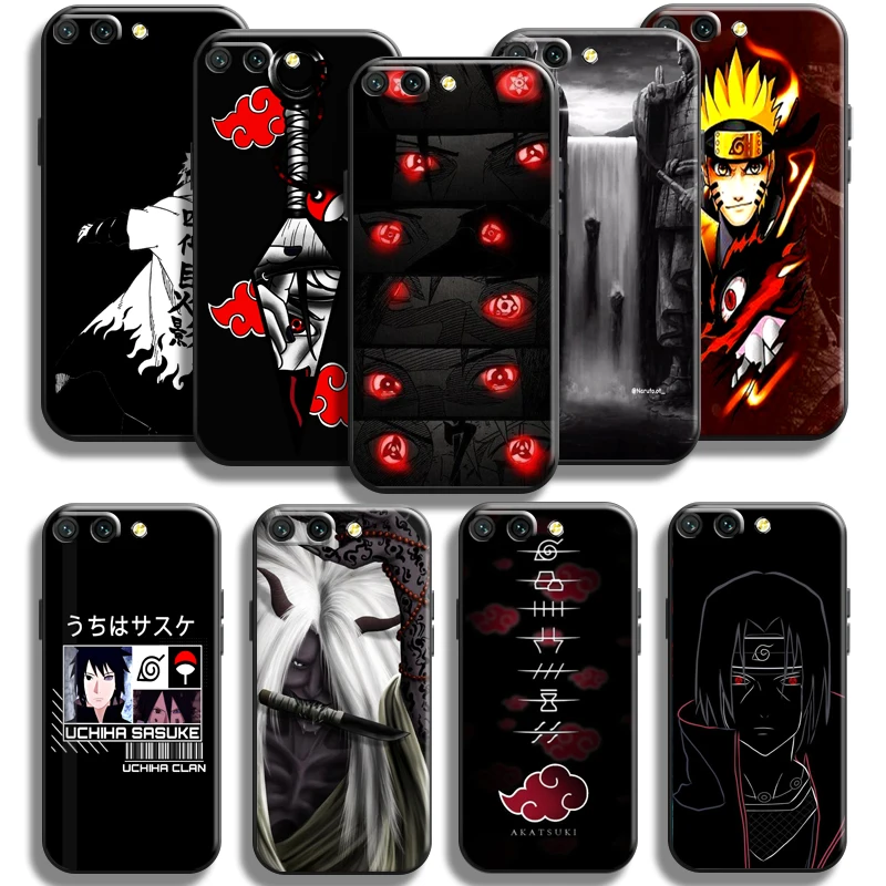 

Anime Akatsuki Logo NARUTO For Huawei Honor 10 10i 9 9A For Honor 10X 9X Pro Lite Phone Case Liquid Silicon TPU Carcasa Soft