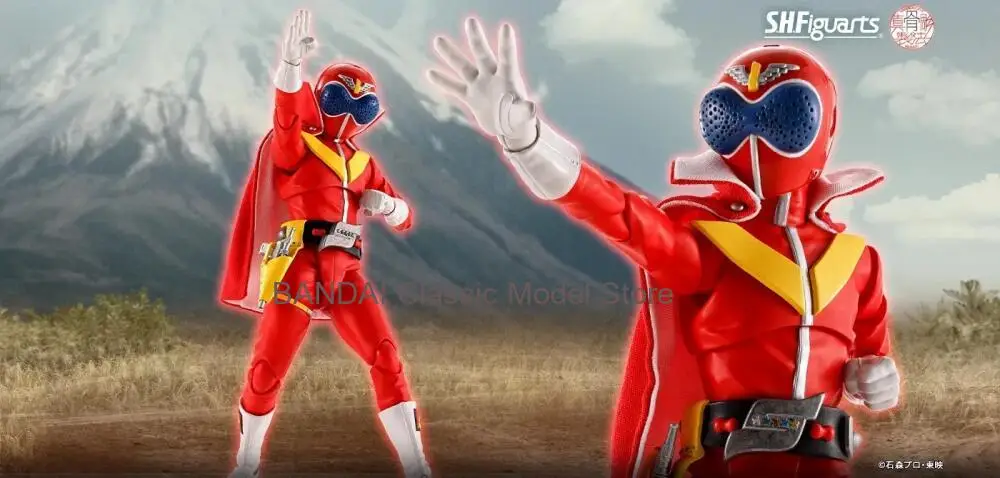 Фигурка Bandai SHF True Bone Sculpture Akaranger, модель Himitsu Sentai Gorenger, аниме-игрушка для мальчиков (art.: 3920db8be17fa) - 3920db8be17fa