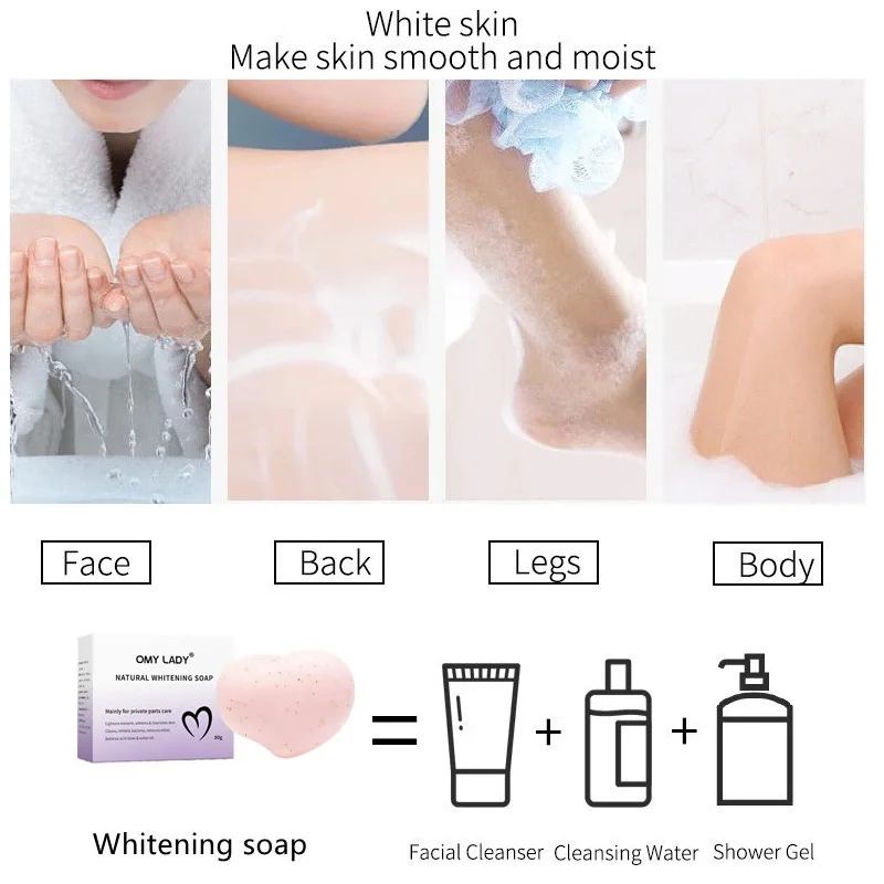 OMY LADY 80 г крем для кожи мыло подмышек Подмышечный уход отбеливающий персиковый