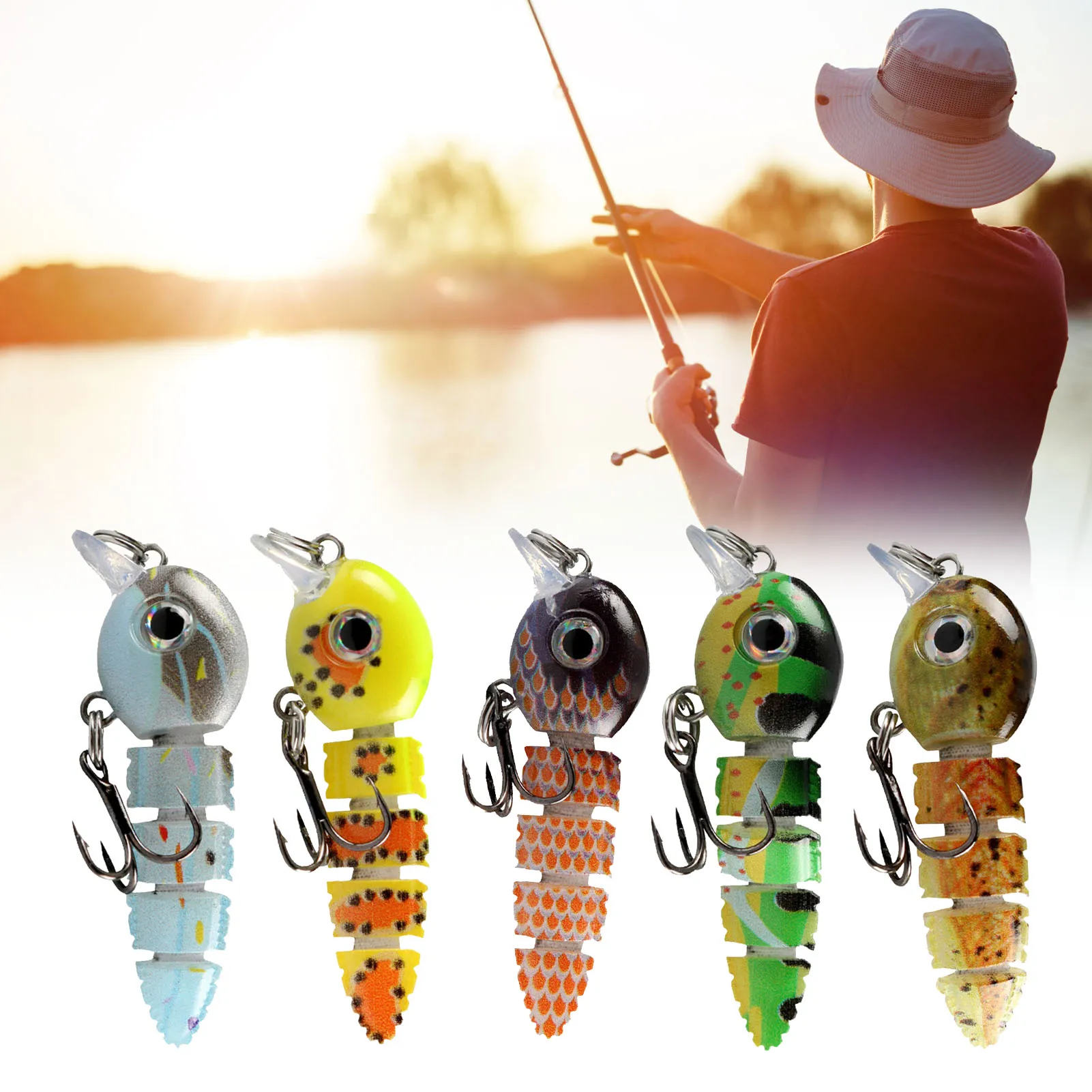 

Fishing Lures For Dropshipping Multi Jointed Swimbait 8 6 Segement Wobblers Pike Tackle Bass Trout Crankbait