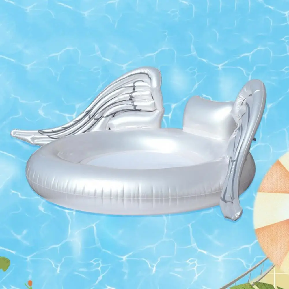 

Pool Lounge Raft Useful Giant Inflatable Pool Float Smooth Surface Reusable Swimming Inflatable Raft
