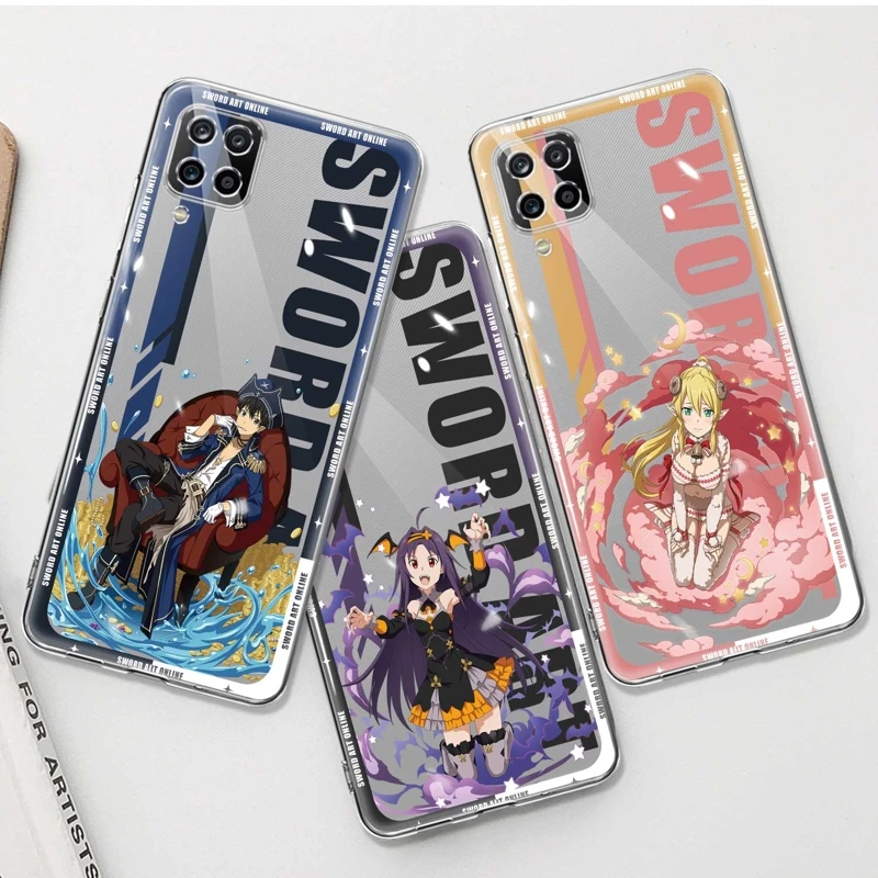 

Funda Case TPU Sword Art Online Anime For Samsung Galaxy A03 Core A01 A04 A02s A02 04s A03s A04e A20e A30 A40 A20s A50s A10 A50s