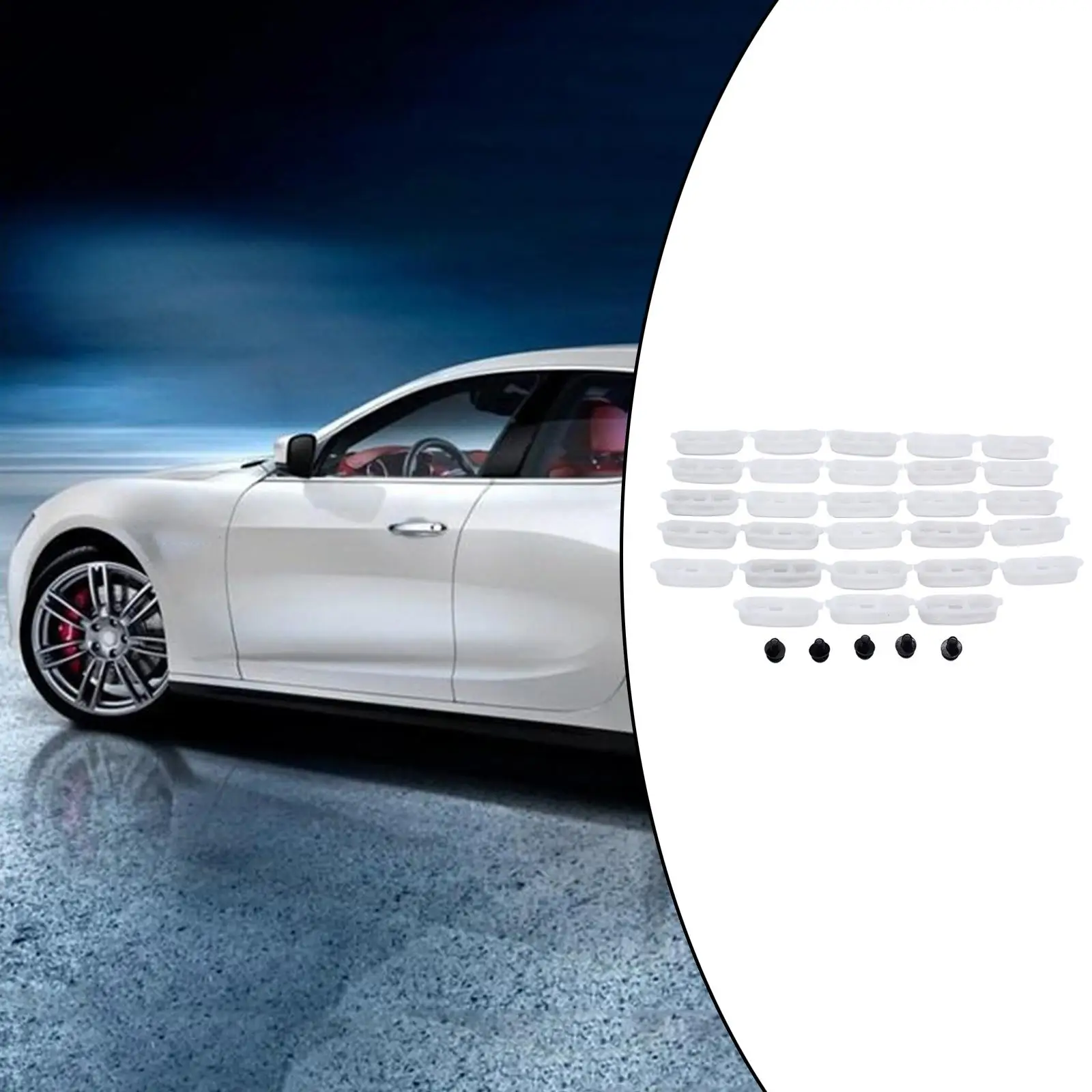 28 шт. монтажные зажимы для отделки подходящие моделей Audi A4 S4 B5 1995-2001 гг.