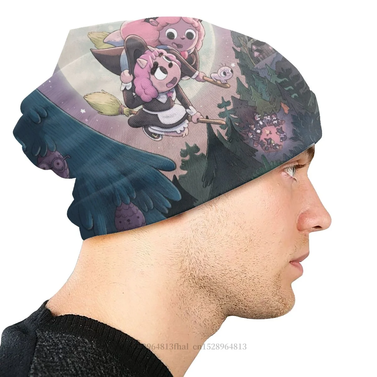 Summer Camp Island Hedgehog Animated Autumn Spring Hats Fly Thin Hat Bonnet Special Skullies Beanies Caps Men Women's Earmuffs |