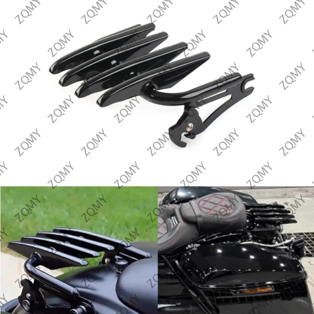 Съемный стелс-багажник для мотоцикла Harley Davidson Touring Road Street Glide 2009 2010 2011 2012 2013 2014