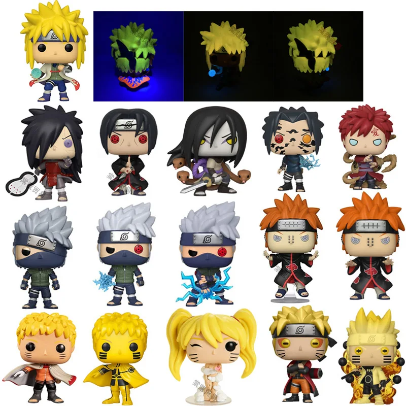 Новинка полный набор игрушек FUNKO POP Narutos фигурки героев Какаси кагуджа