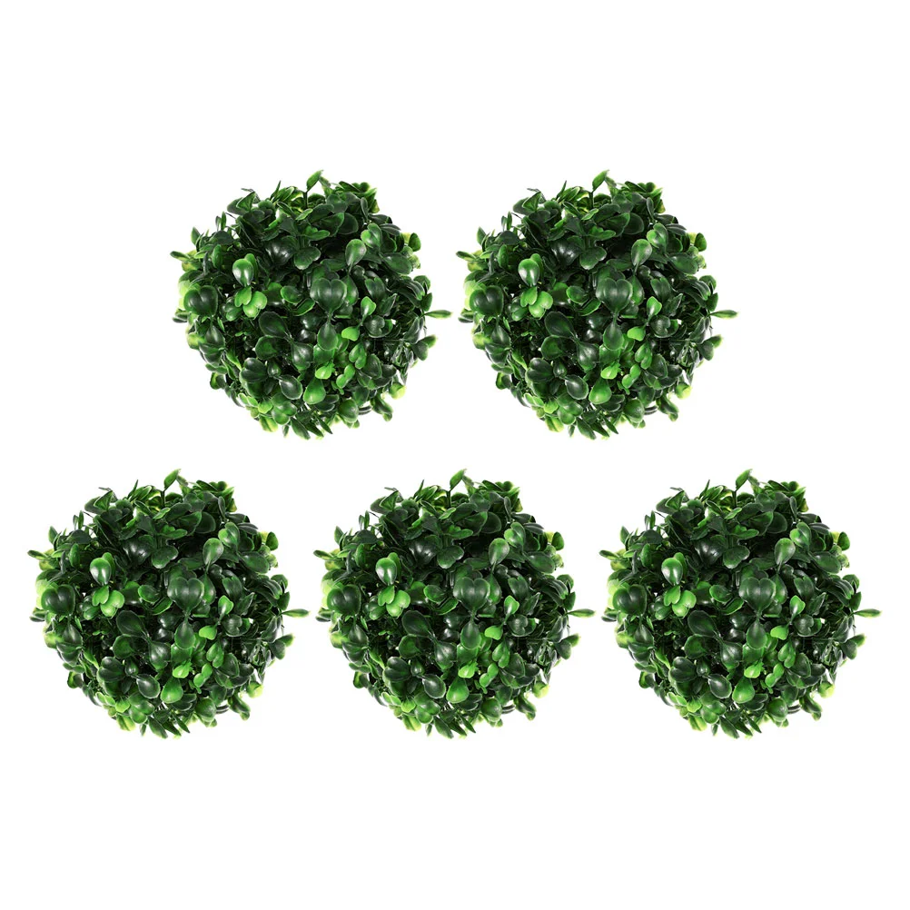 

Ball Topiary Artificial Boxwoodgrass Faux Fake Hanging Green Decorative Trees Moss Tree Sphere Decorationslarge Buxus Simulation