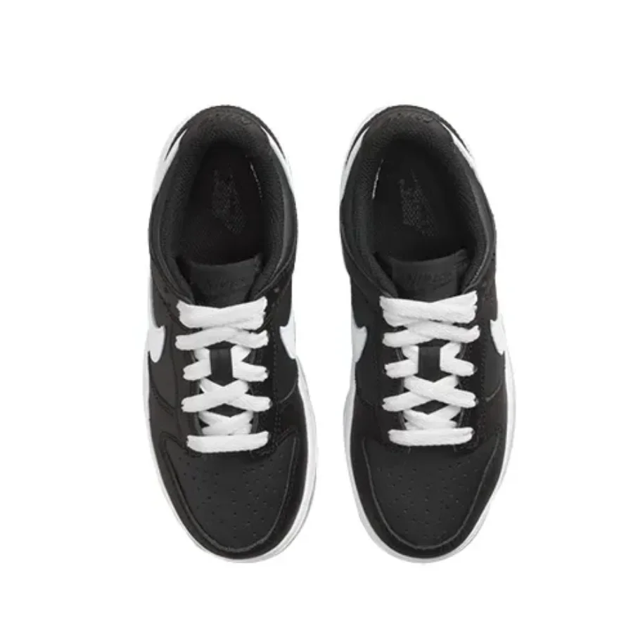 Nike Dunk Casual Нескользящие износостойкие низкие кроссовки черно-белые для детей и