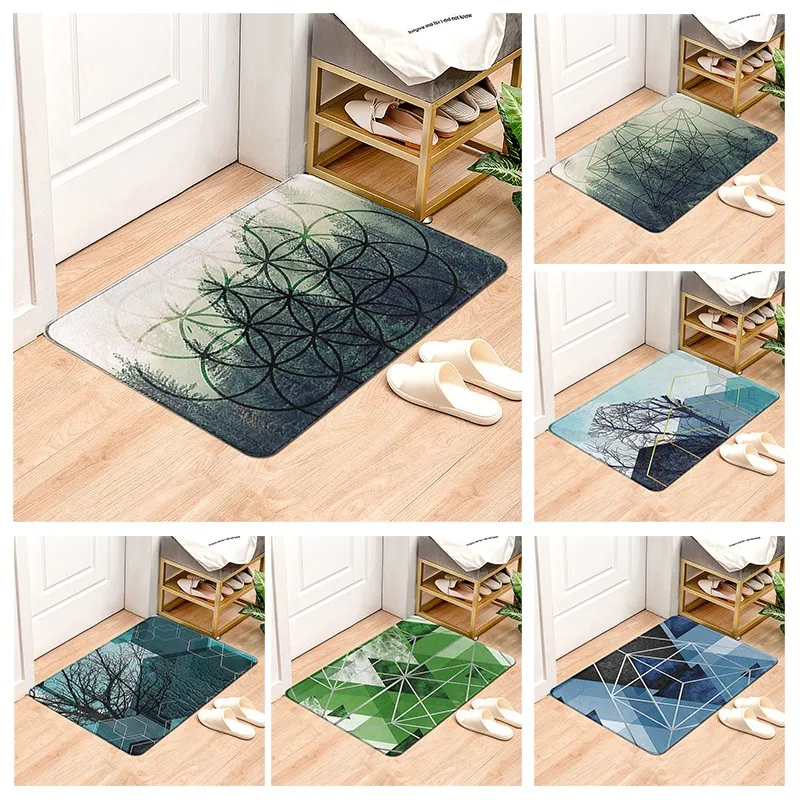 

Маленький коврик для душа, декоративный впитывающий рандомный коврик для входной двери, коврик для кухни, спальни, балкона, комнаты, коврик ...