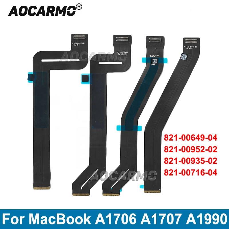 

Aocarmo For Macbook Pro Retina 13" A1706 A1989 15" A1707 A1990 Touch Board Motherboard Main Connection Flex Cable Replacement