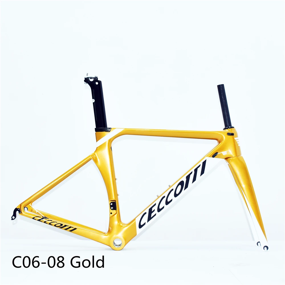 Карбоновая рама шоссейного велосипеда нижний кронштейн BSA V-образный обод