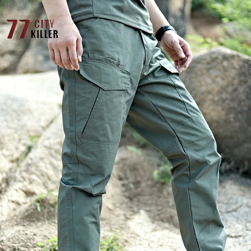 

IX5 Men Military Tactical Pants Special Forces Durable Combat Cargo Pants Men Outdoor Sports waterproof Mountaineering Trousers