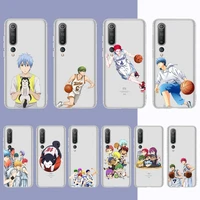 lvtlv kuroko no basket anime phone case for redmi note 5 7 8 9 10 a k20 pro max lite for xiaomi 10pro 10t