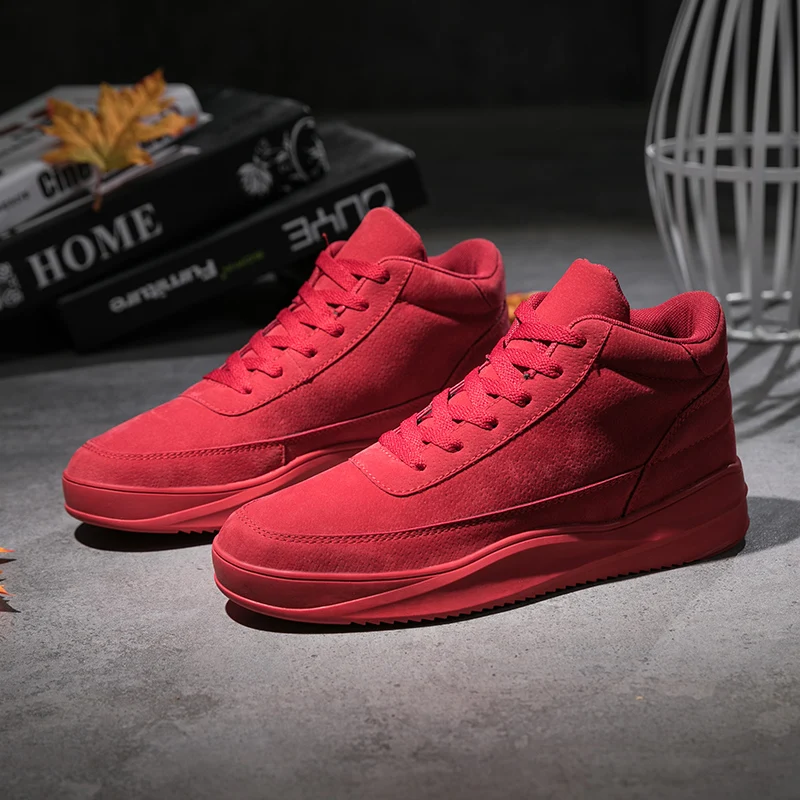 

Мужские зимние высокие кроссовки, повседневные Бархатные ботинки с хлопковой подкладкой, Уличная обувь на толстой подошве, износостойкие удобные универсальные