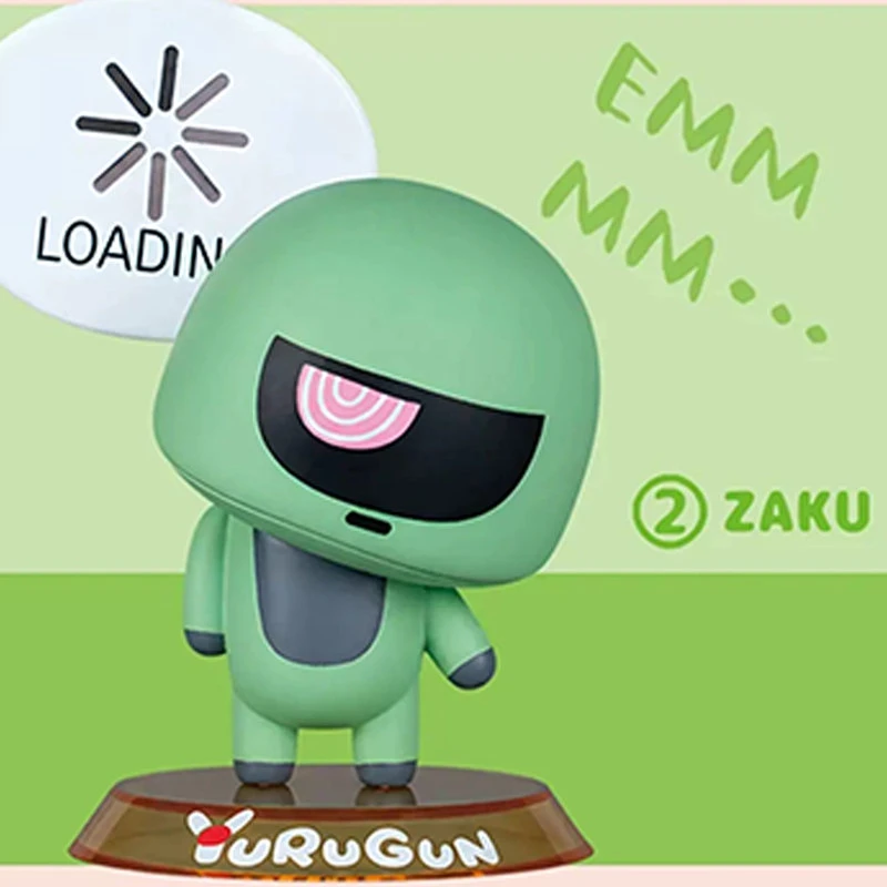 Фото Оригинальная фигурка Namco Mobile Suit YURUGUN Vol.3 в закрытой упаковке, модная аниме-фигурка для рабочего стола, сюрприз-бокс, модель-украшение, подарок. №4