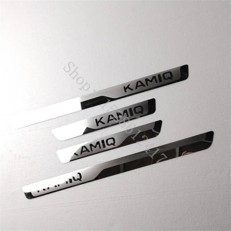 

for Skoda KAMIQ 2018 2019 -2022 Car-styling Stainless Steel Scuff Plate/Door Sill Door Sill Scuff Plate Welcome Pedal