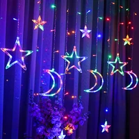 merry christmas decorations for home led star window string lights fairy lights christmas lights ramadan eid mubarak decor