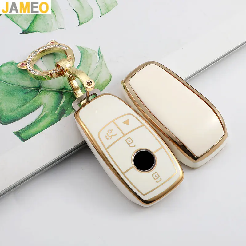 2 3 4 Buttons TPU Car Remote Key Case Cover Shell For Mercedes Benz A C E S G Class GLC CLE CLA W177 W205 W213 W222 X167 AMG