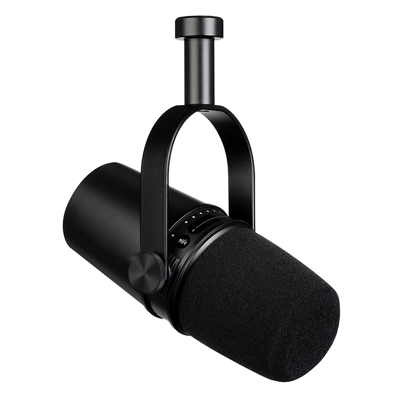 

Professional Shu re MV7 black USB microphone built-in sound card desktop notebook computer 3.5mm/three-core XLR wired microphone