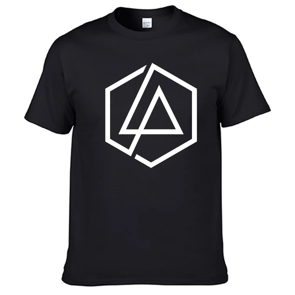 

2023 Men's Summer Linkinpark 100% Cotton High Quality Hip Hop Black tees Legendary Era White Logo