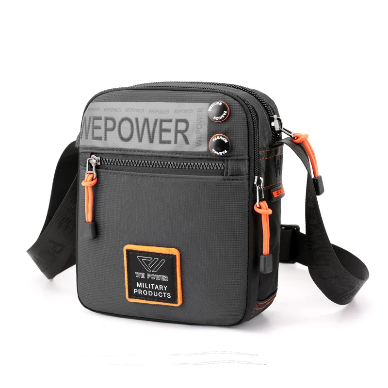 

2023 Men Nylon Shoulder Bag Messenger Bag Casual Waterproof Nylon Zipper Pocket Handbag Fashion Tote Travel Male Crossbody Bags