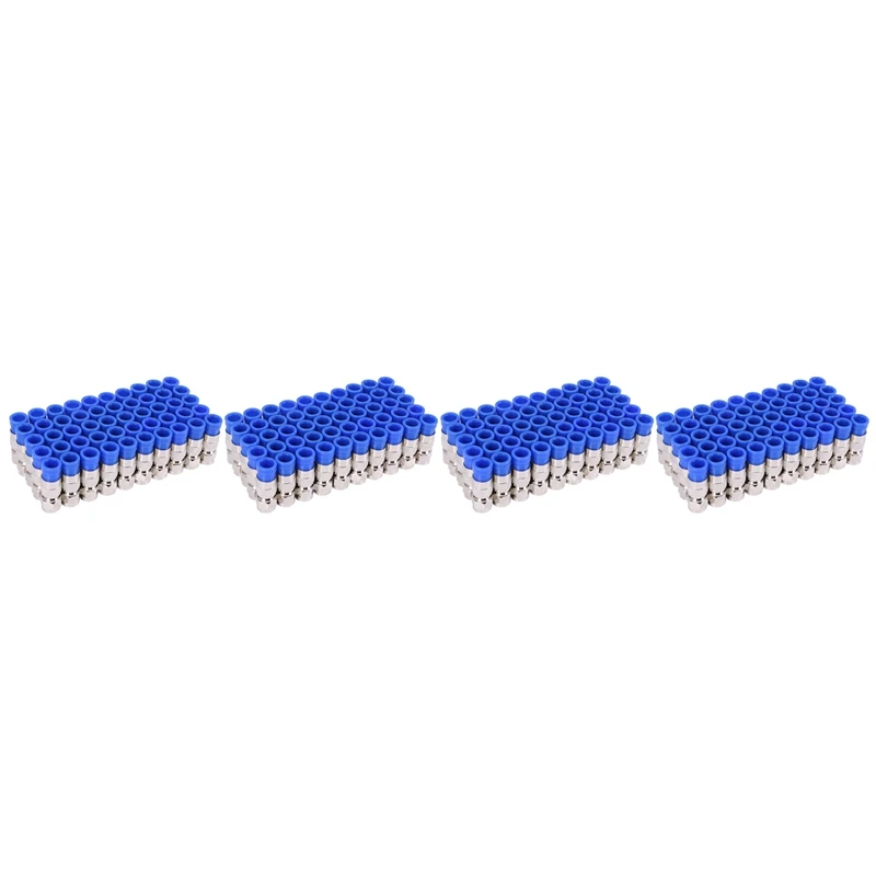 

200PCS RG6 Compression Connectors Coaxial Cable Waterproof Connection F Compression Connector RG6 Coaxial