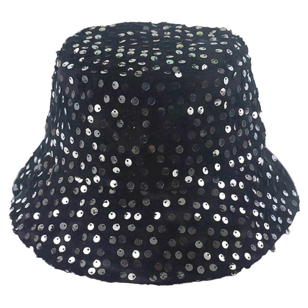 

1Pc Hat with Sequins Breathable Summer Hat for Adults Decoration Outdoor Gift