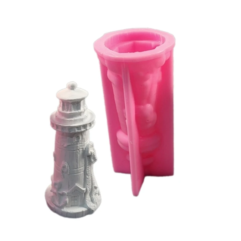 Силиконовые формы в форме маяка гипсовые силиконовые для украшения дома проект