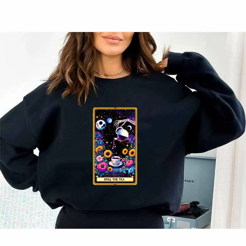 DTF Переводные карты Таро наклейка для одежды утюжок на футболках модная женская