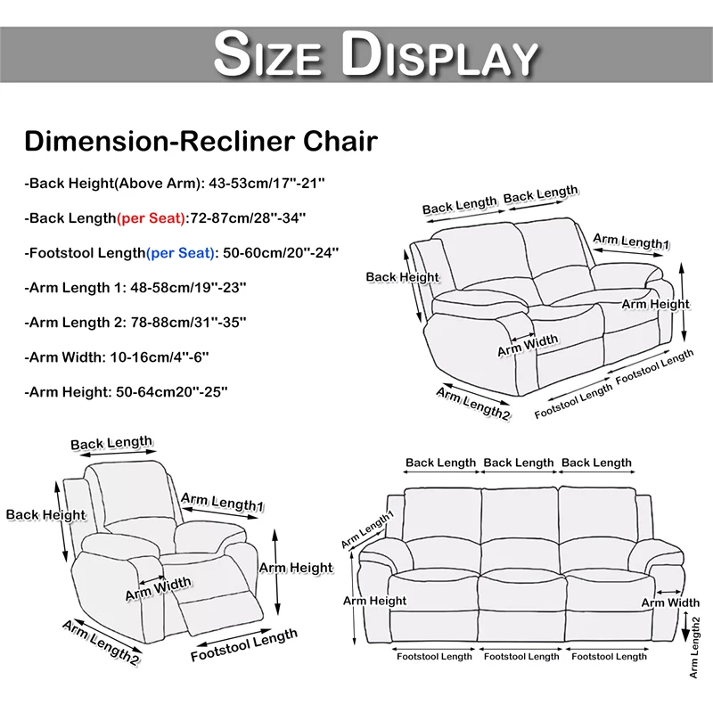 1/2/3-местные эластичные чехлы на стулья из спандекса для гостиной дома отеля