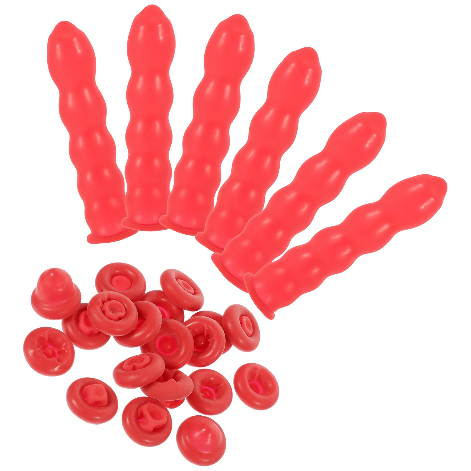 

20 Pcs Caulk Tube Tip Covers Pointed Mouth Sealant Caps Saver Emulsion Caulking Saving