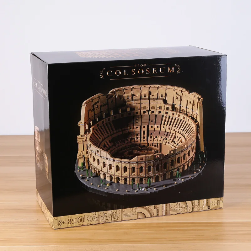 

9036pcs 86000 Movie Series The Italy Roman Colosseum Model Building Blocks Bricks Kids Toys For Children Gift 10276