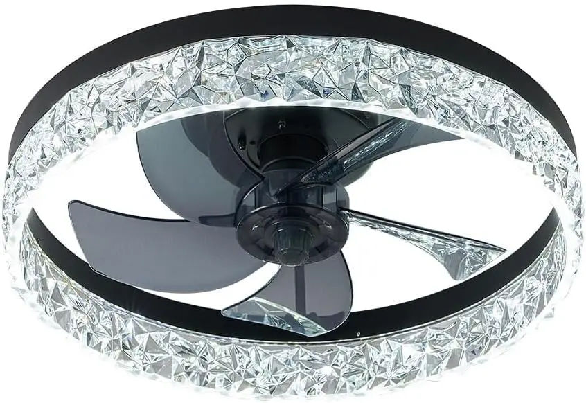 

Lights, 20 inch with Remote Control Low Profile Flush Mount for Bedroom Living Room (White)