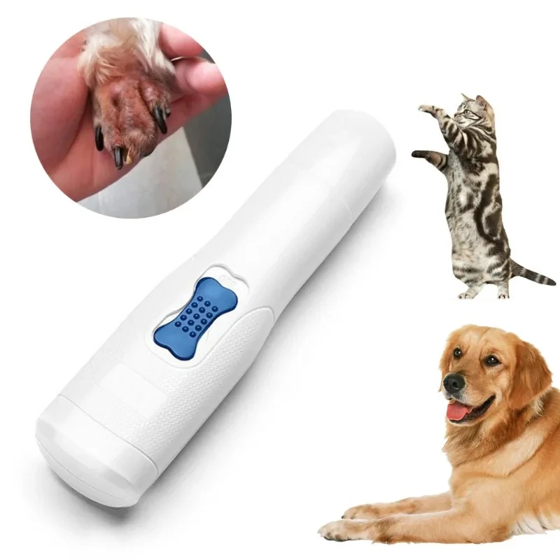 Pet Electric Nail Clipper Automatic USB Rechargeable Model Cats Dogs Canine Universal Silent Cleaning Grooming Nail Trimmer Tool