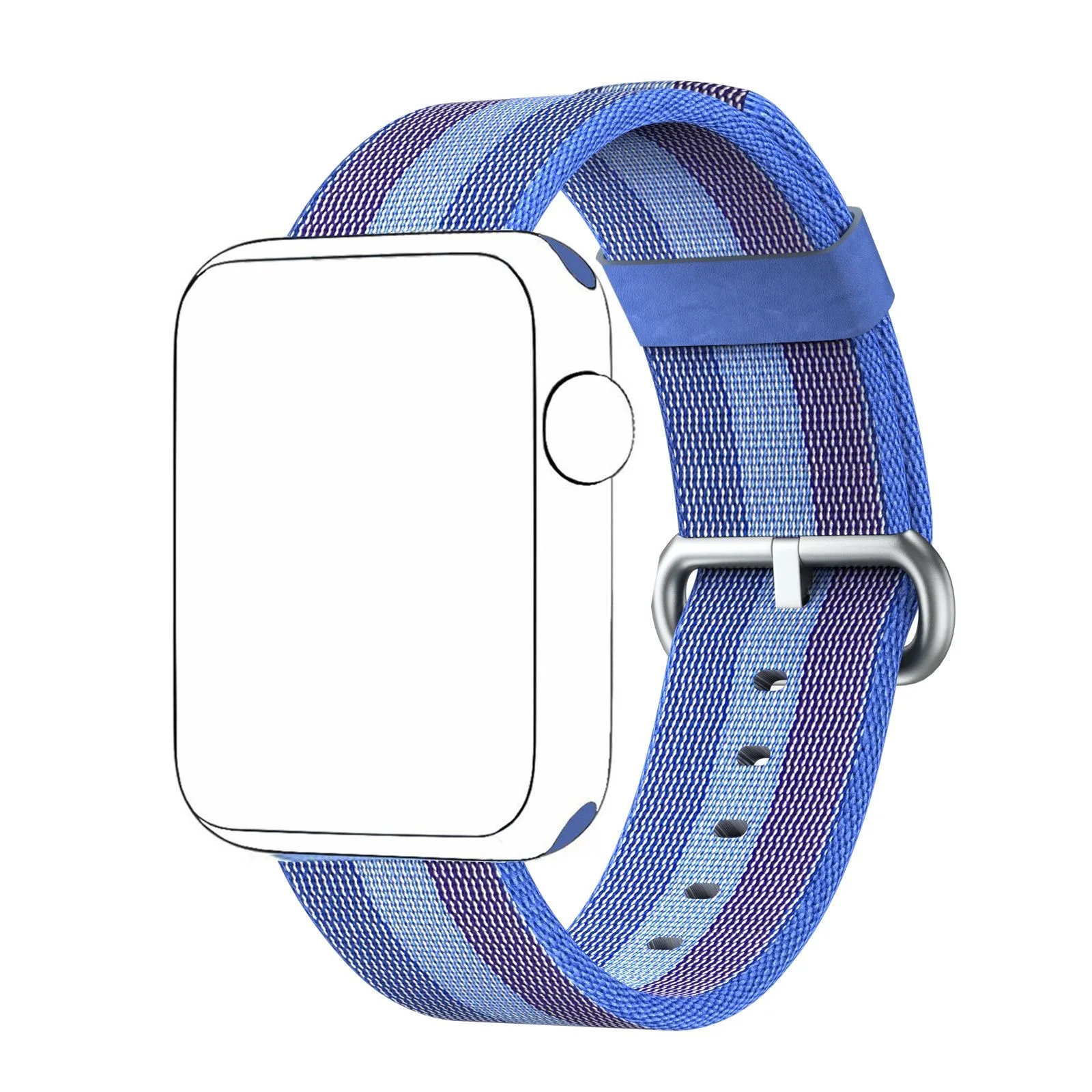 Фото Нейлоновый ремешок-петля для Apple Watch Band 40 мм, 41 мм, 38 мм, умный ремень-браслет для IWatch Ultra S8/7/6/SE/5 №5