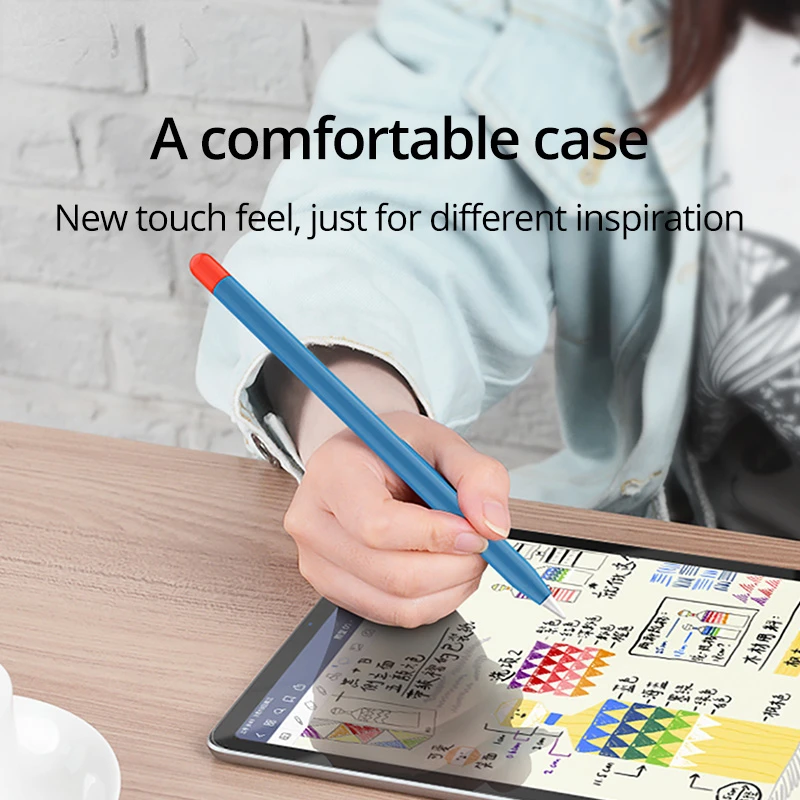 

New Fashion For Pencil 2 1st 2nd Case Pencil case Tablet Touch Stylus Pen Protective Cover Pouch Portable Soft Silicone Case