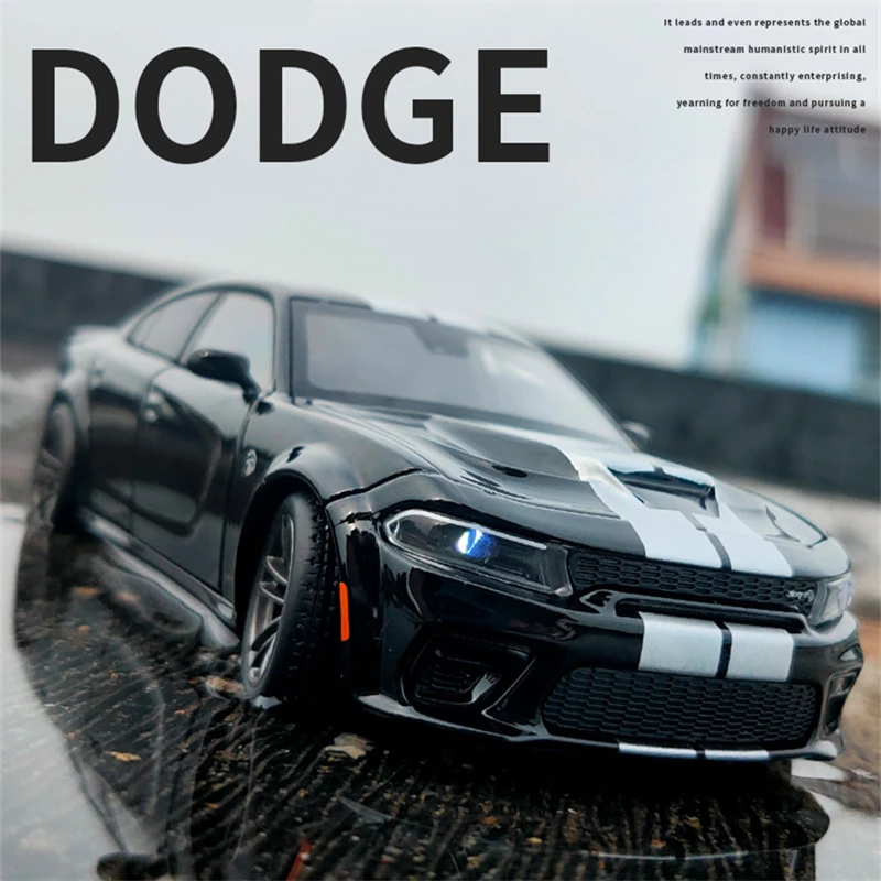 

1:32 DODGE Charger SRT Hellcat Sport Alloy Car model Diecasts & Toy Muscle Vehicle Car Model Simulation Collection Kids Toy Gift