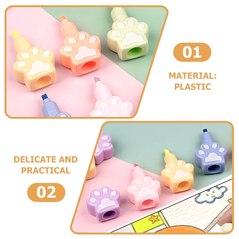 Милые маркеры креативный мультяшный кошачий коготь оптовая продажа детская