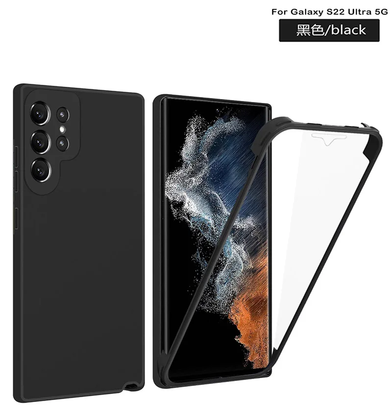 360 All-Inclusive Protection Case For Samsung Galaxy S22 S21 FE Plus Ultra Coque A52 A32 A22 A71 A51 A12 A21S A02 A03 S Cover