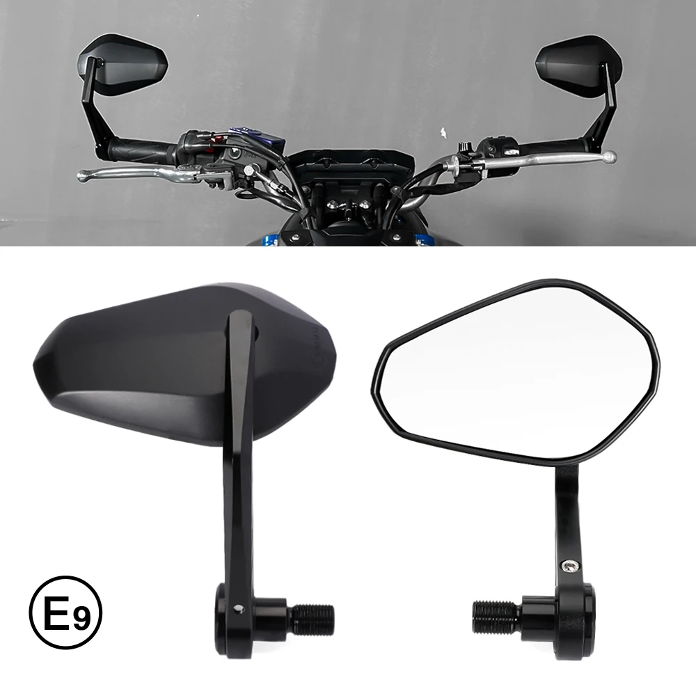 

Зеркало на конце для YAMAHA MT07 MT09 MT10 SP FZ1 FZ6 XJ6 XSR 700 TDM 900 T-MAX 530 XJR, боковое зеркало заднего вида на руле мотоцикла